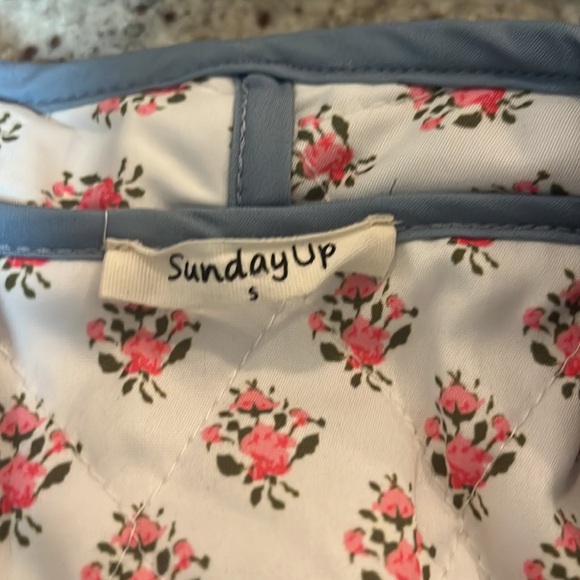 Sundayup Women's Paisley Print Reversible Cropped Jacket - Picture 14 of 14